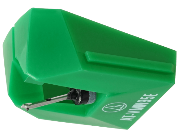 Agulha Audio-Technica AT-VMN95E Elíptica Verde 0.3 x 0.7 mil para Cápsula AT-VM95E