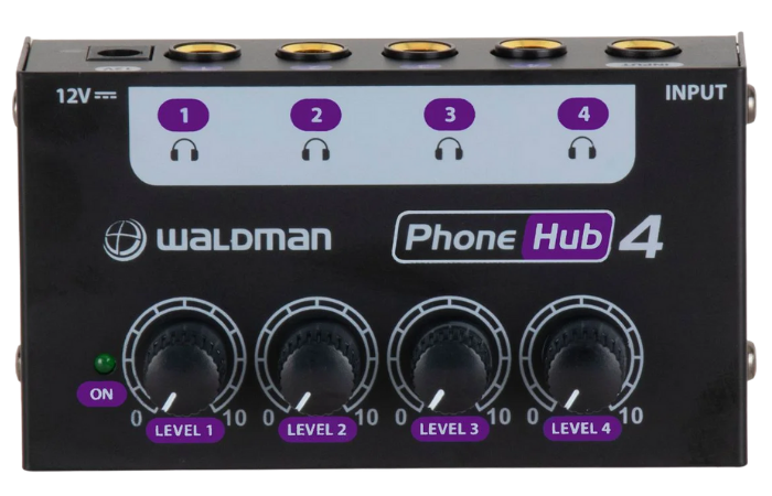 Amplificador de Fone Waldman PH-4 PhoneHub4