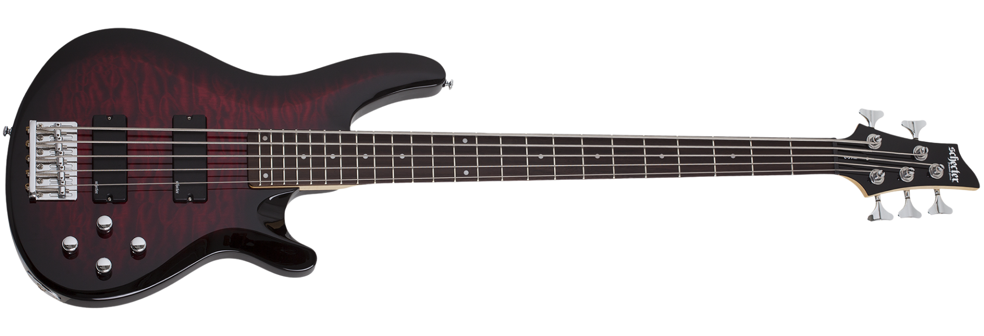 Contrabaixo Elétrico Schecter C-5 Plus See Through Cherry Burst