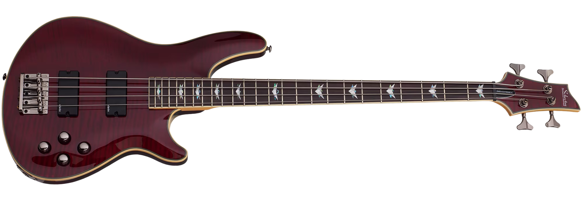 Contrabaixo Elétrico Schecter Omen Extreme-4 Black Cherry