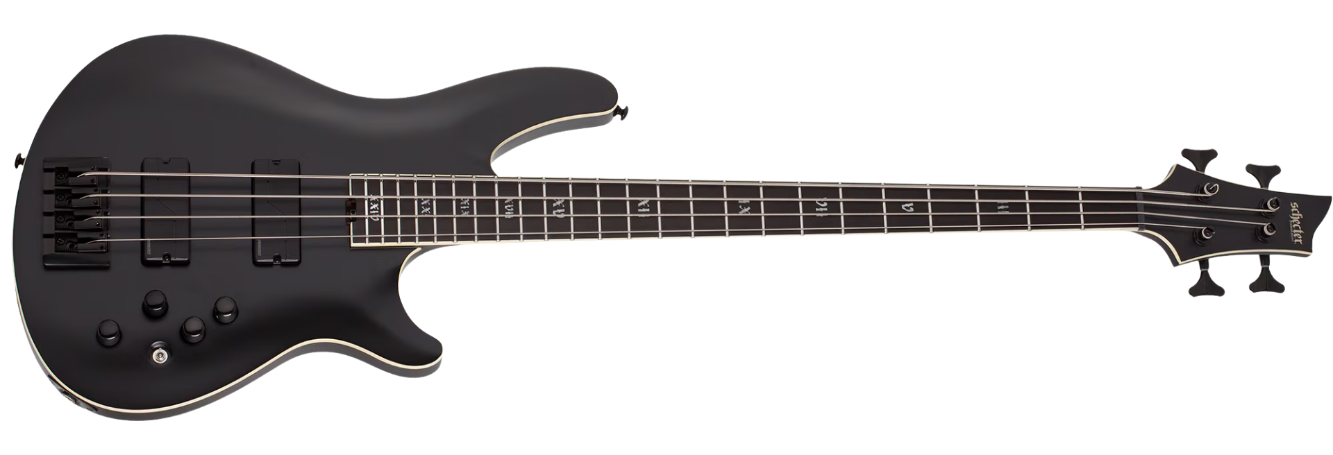 Baixo Schecter SLS Evil Twin-4 Satin Black