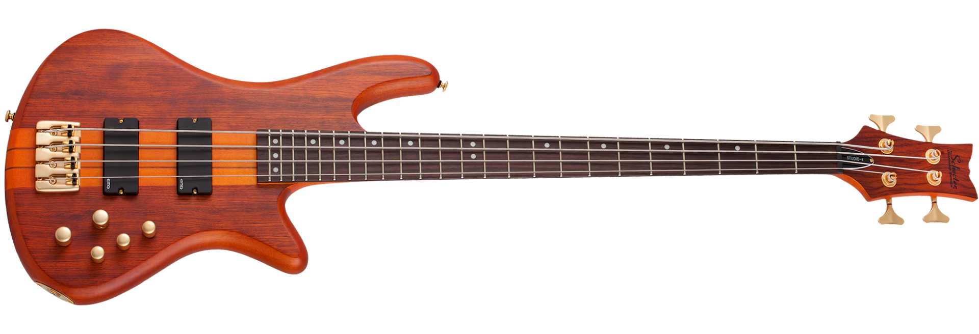 Baixo Schecter Stiletto Studio-4 HSN Honey Satin