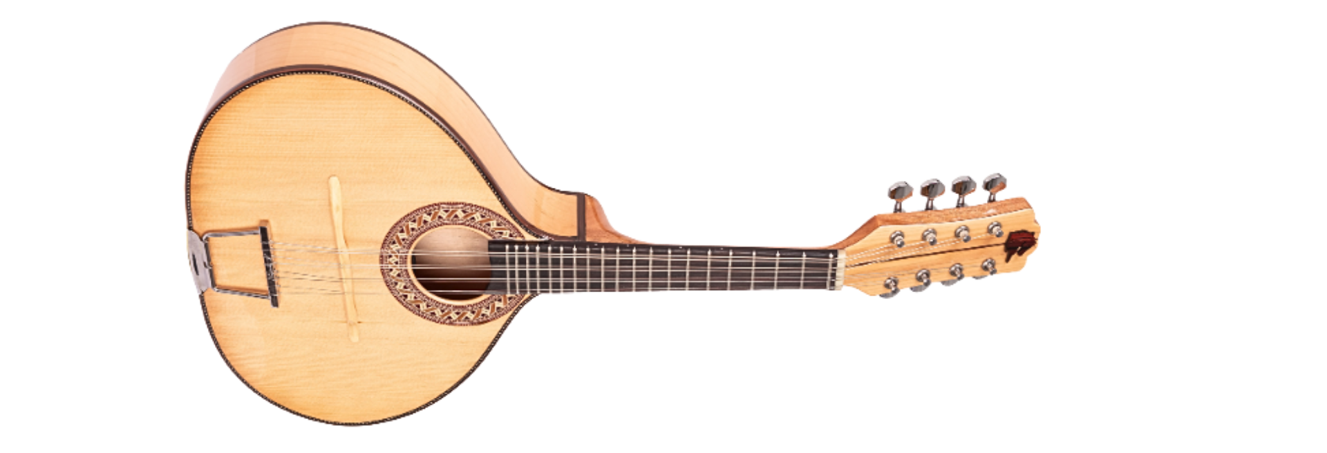 Bandolim Eletroacústico Marquês Musical BND-185NTEL Natural Brilho Maciço