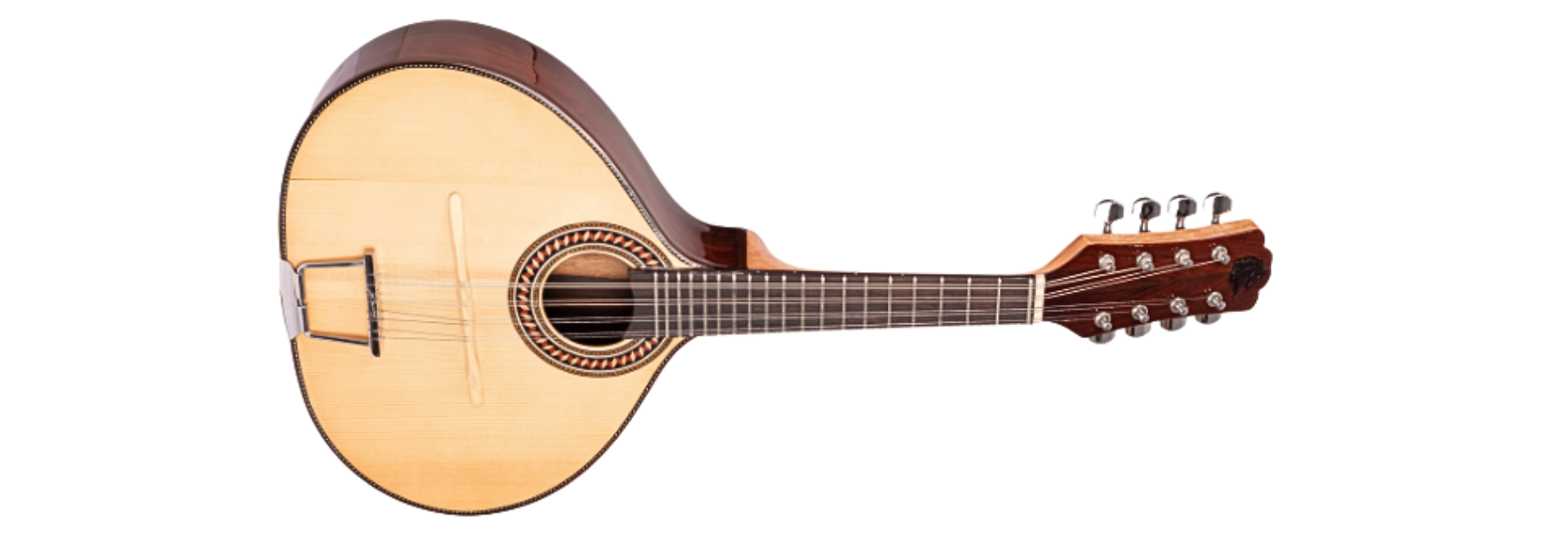 Bandolim Eletroacústico Marquês Musical BND-186NTEL Natural Brilho Maciço