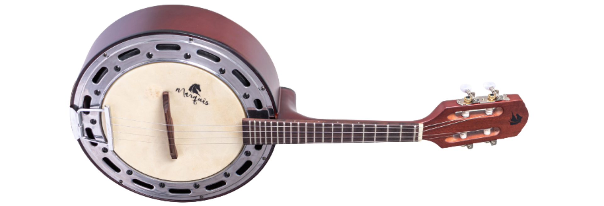 Banjo Acústico Marquês Musical BAJ-87CTSAC Castanho Fosco