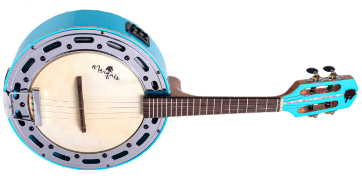 Banjo Eletroacústico Marquês BAJ-143BLEQ Azul Brilho