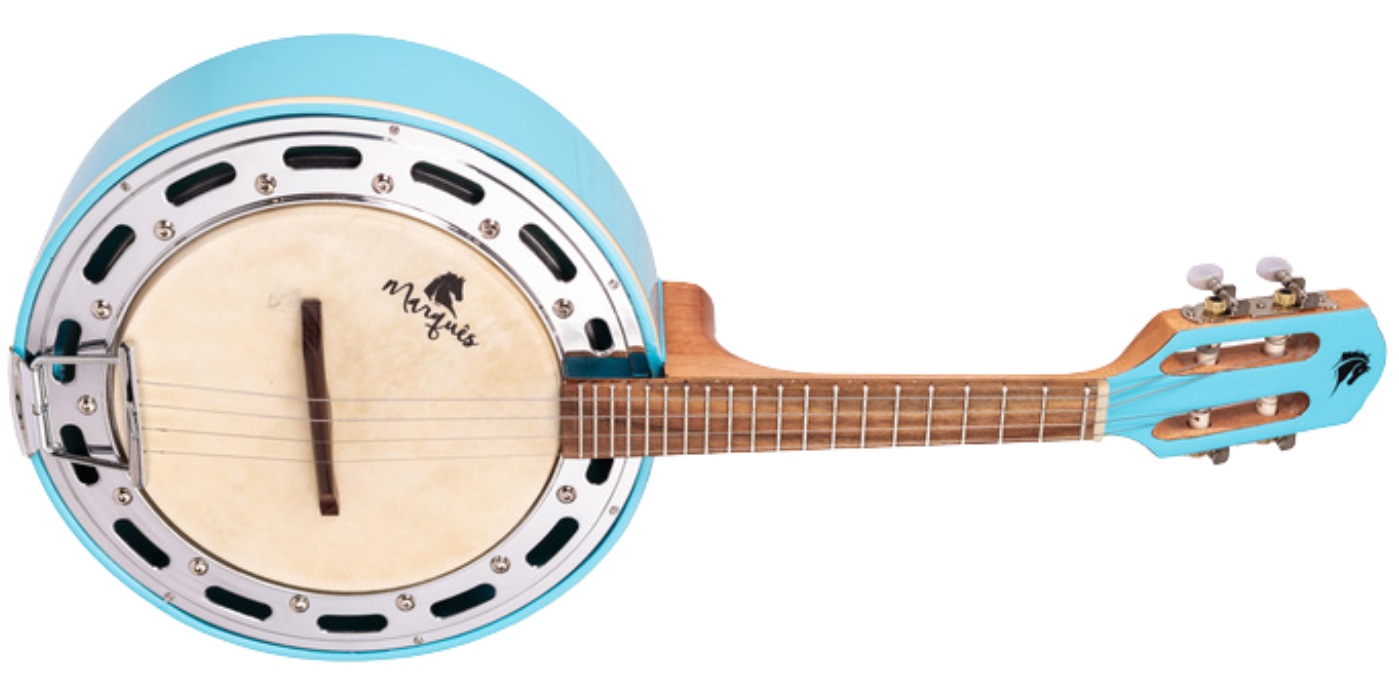 Banjo Eletroacústico Marquês BAJ-88BLEL Azul Brilho