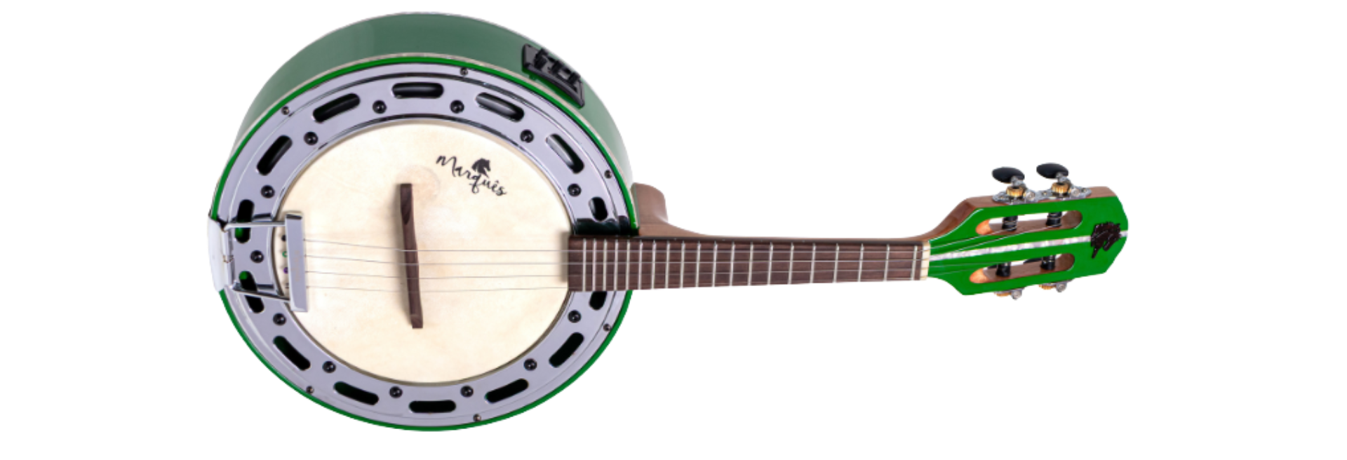 Banjo Eletroacústico Marquês Musical BAJ-143GREQ Verde