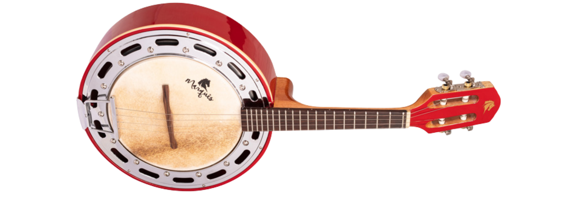 Banjo Eletroacústico Marquês Musical BAJ-88RDEL Vermelho