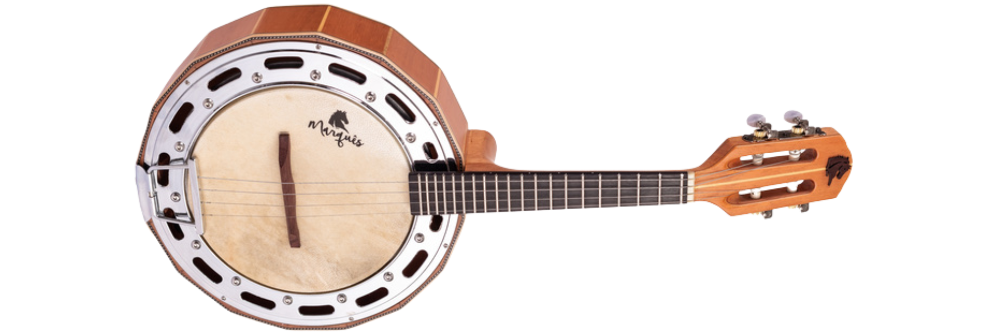 Banjo Eletroacústico Marquês Musical BAJ-98NSEL Natural Fosco