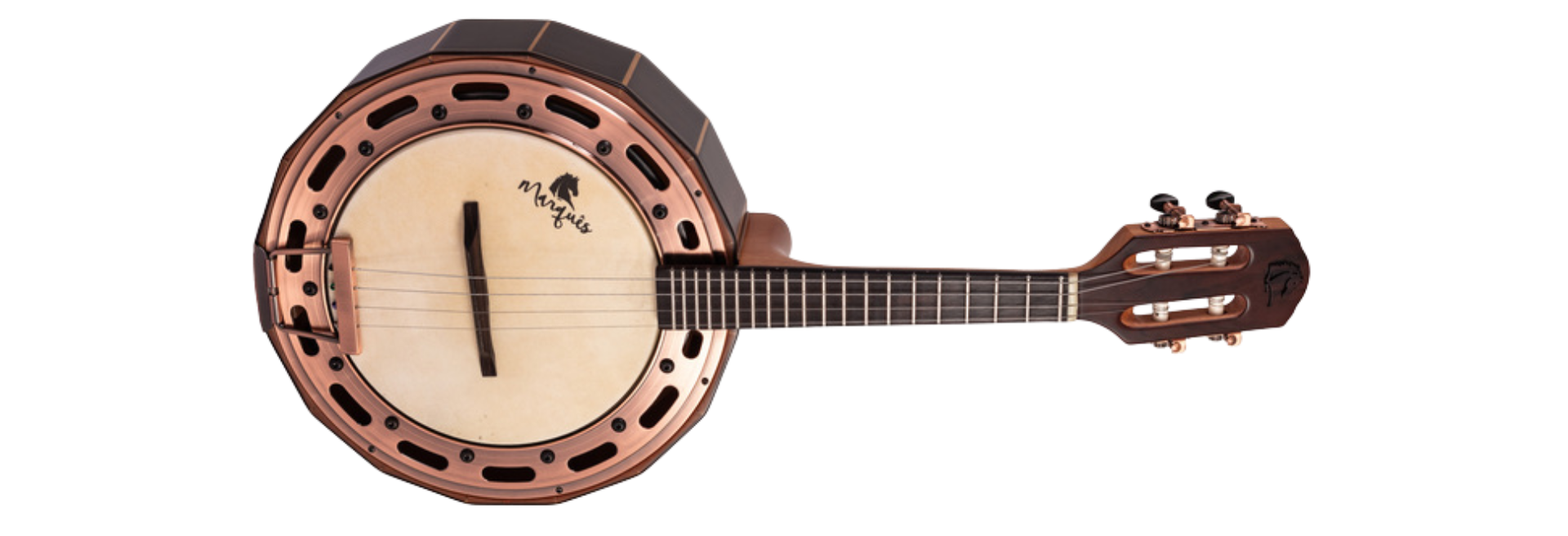Banjo Eletroacústico Marquês Musical BAJ-99CTSEL Rosewood Fosco Maciço