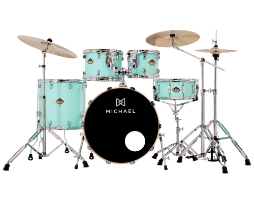 Bateria Acústica Michael Legacy Birch DMB522 Vintage Green VGR