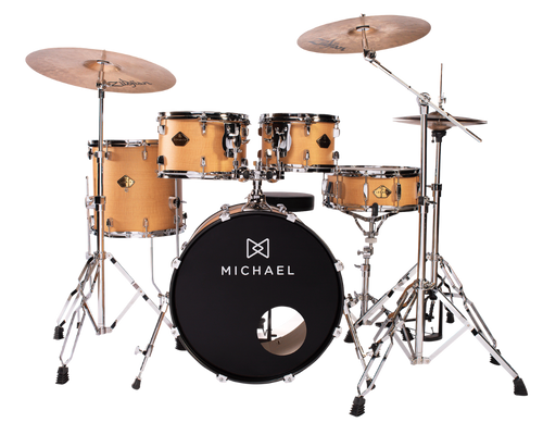 Bateria Acústica Michael Legacy DML420 Sparkle White WSM