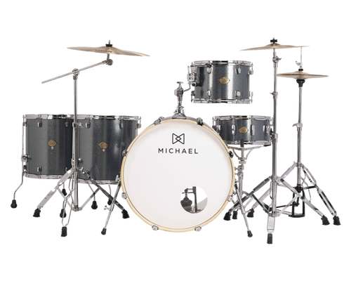 Bateria Acústica Michael Legacy DML424 Sparkle Marine Blue SMB