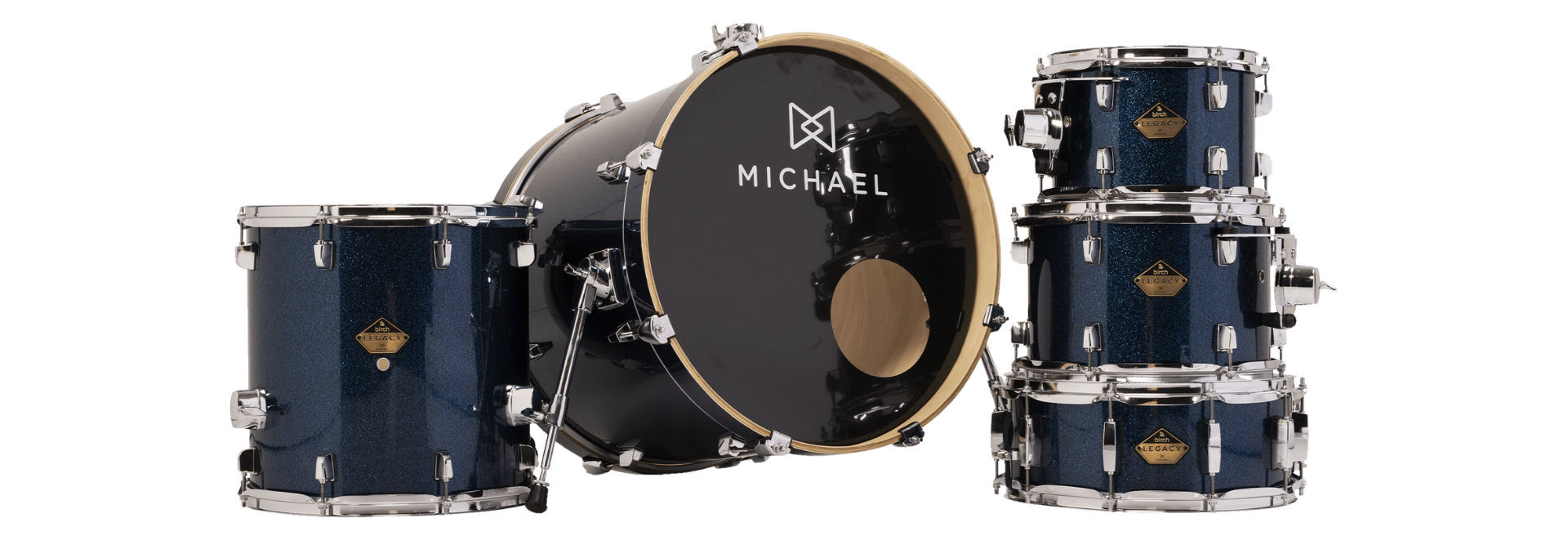 Bateria Michael Legacy Birch DMB520 20 Deep Blue Shell Pack