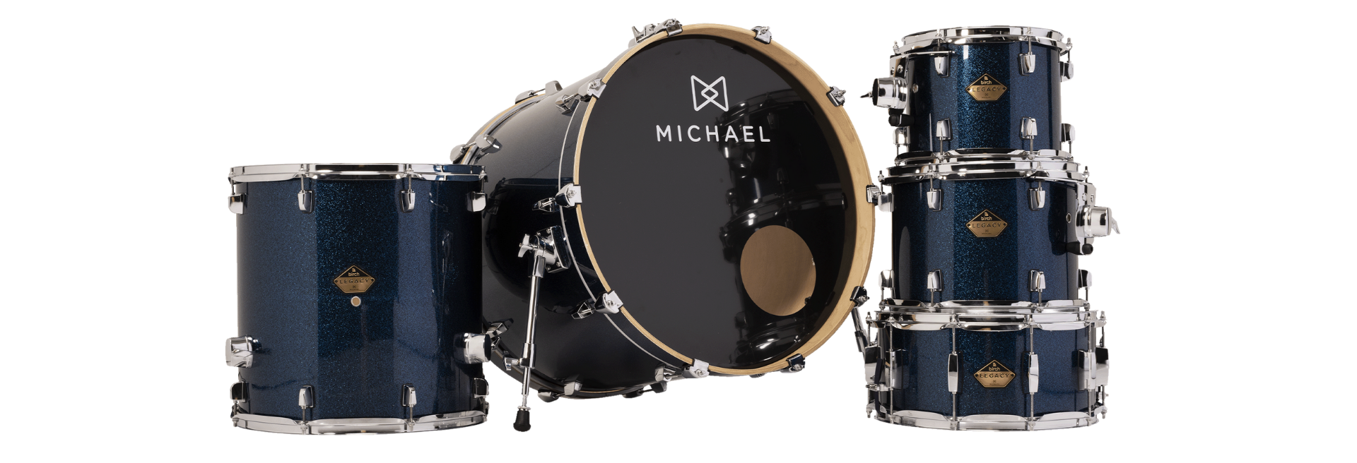 Bateria Michael Legacy Birch DMB522 22 Deep Blue Shell Pack