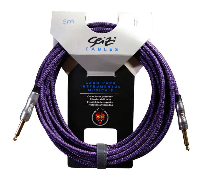 Cabo Seizi Cable Energy P10 x P10 Black Purple 6m 10361000