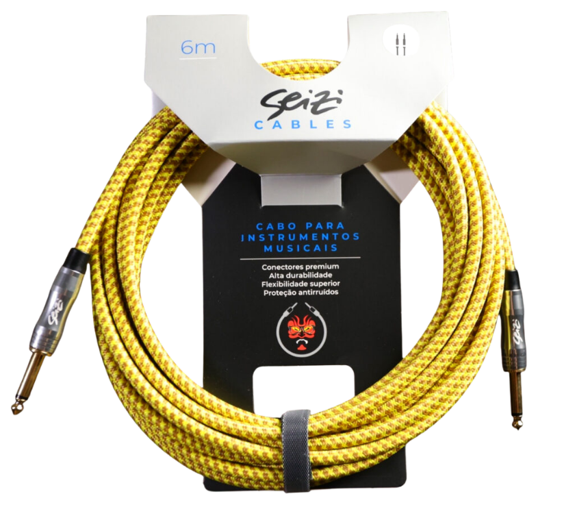 Cabo Seizi Cable Energy P10 x P10 Yellow Brown 6m 10361008