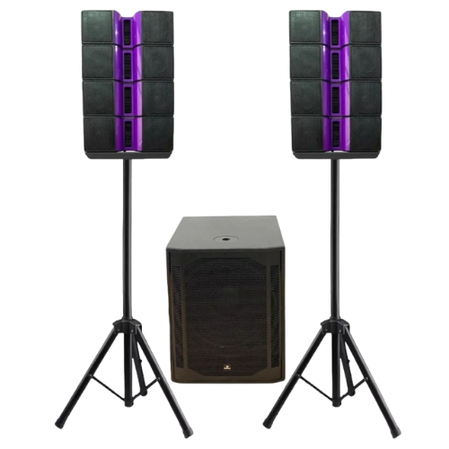 Caixa Amplificada Waldman L2-18164 18 Sistema de Torre Ativo Line Up Duo 6000w