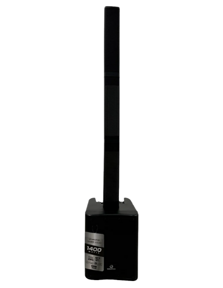 Caixa Amplificada Waldman TWR-1400CH-8 Sistema Torre Ativo Cor Preto