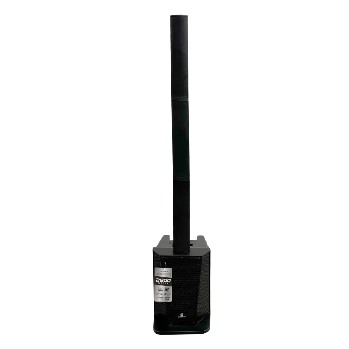 Caixa Amplificada Waldman TWR-3600 Sistema Torre Ativo Cor Preto