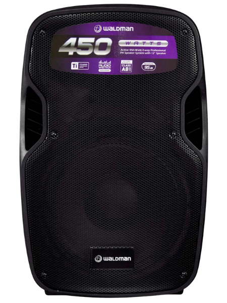 Caixa Ativa Waldman RC-450X 12 Polegadas 450W Bluetooth