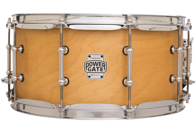 Caixa de Bateria Michael Powergate Maple PGM1465 NTS 14x6.5 Natural Satin