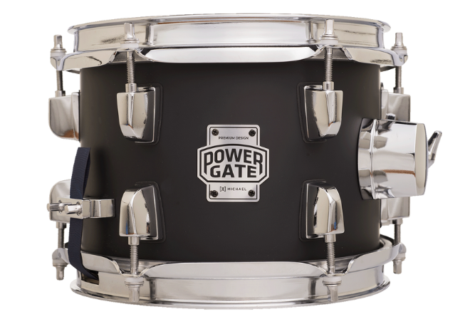 Caixa de Bateria Michael Powergate Stage PGS0806 JBK 8x6 Jet Black
