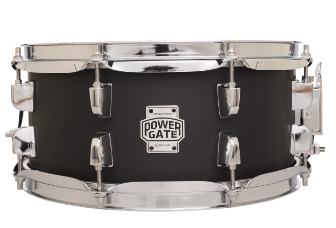 Caixa de Bateria Michael Powergate Stage PGS1255 JBK 12x5.5 Jet Black