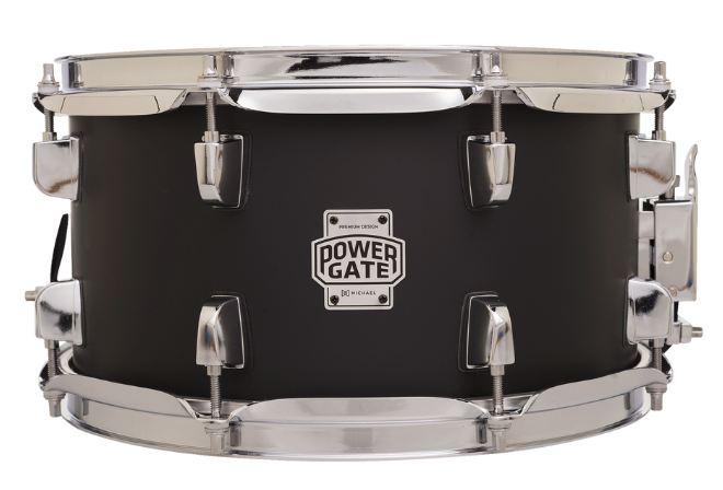 Caixa de Bateria Michael Powergate Stage PGS1265 JBK 12x6.5 Jet Black