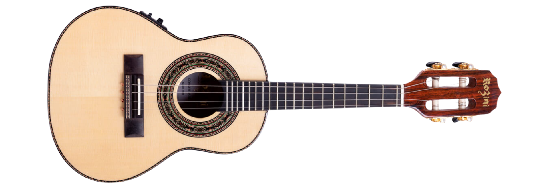 Cavaco Eletroacústico Rozini Concertista RC06 Ativo EQ Fishman Presys II Natural Brilhante