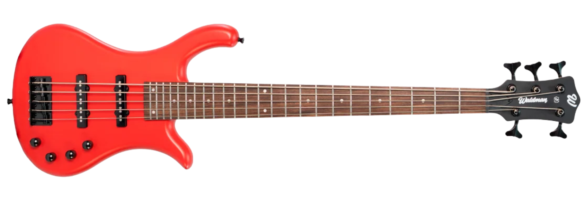 Contrabaixo 5 Cordas Ativo Waldman WB305A DRS Deep Red Satin