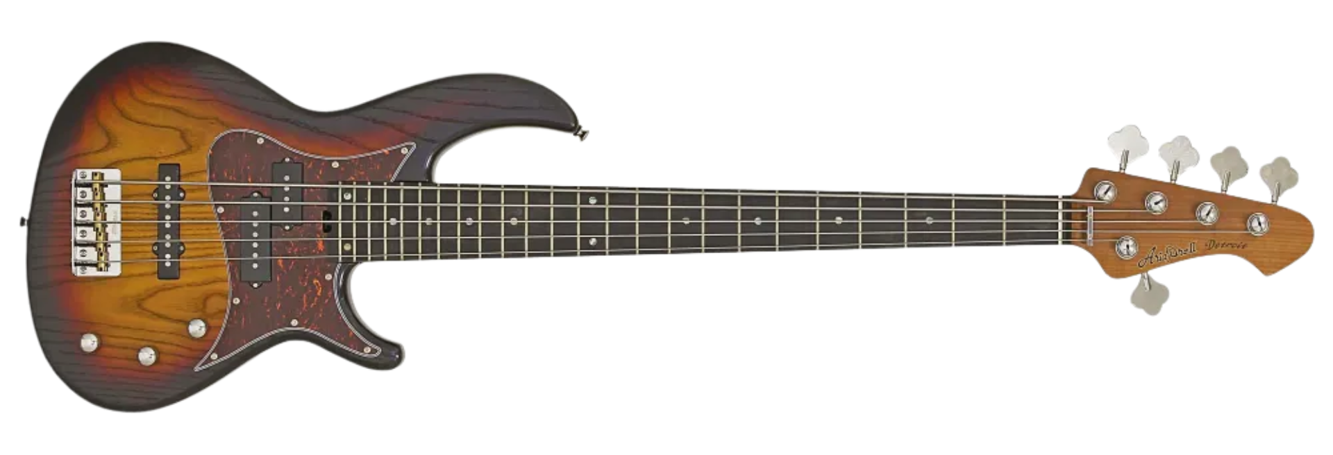 Contrabaixo Aria 313 MK2 5 Detroit Open Pore Sunburst 5 Cordas