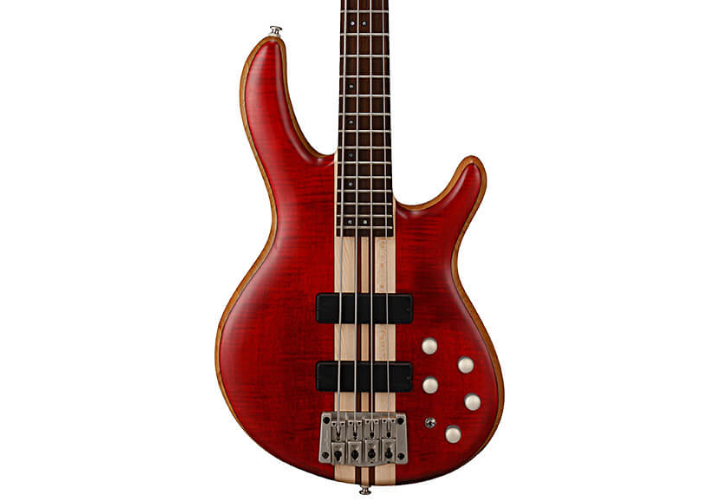 Corpo Mahogany com Tampo Flamed Maple Open Pore Black Cherry