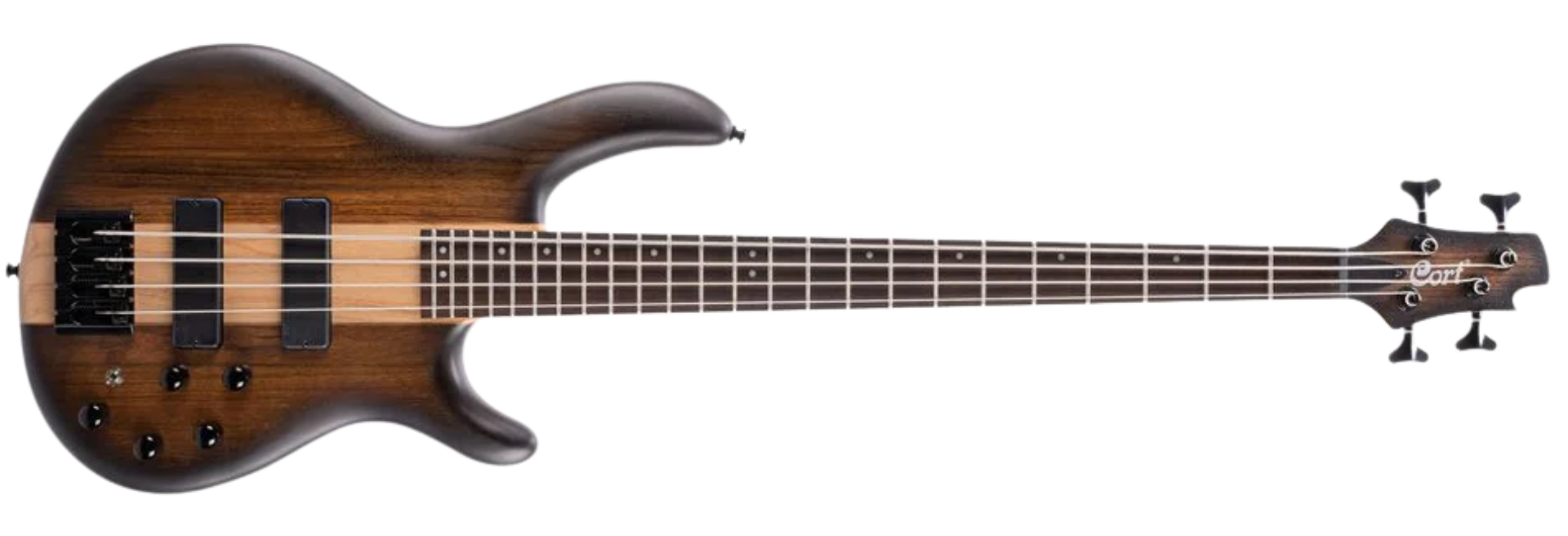 Contrabaixo Cort C4 Plus OVMH Antique Brown Burst