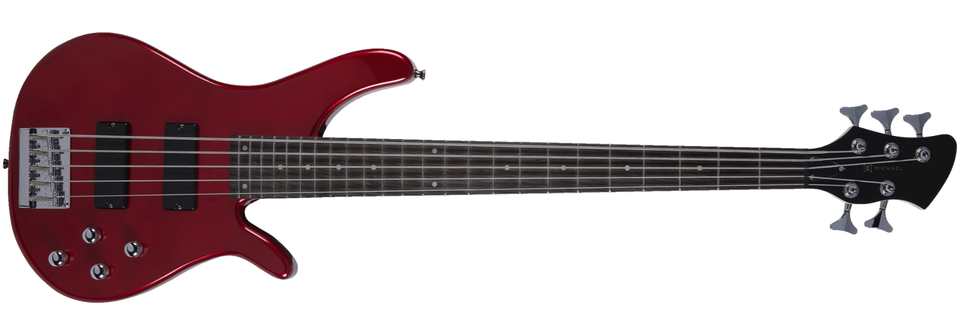 Contrabaixo Michael BM515N 5 Cordas MR Metallic Red