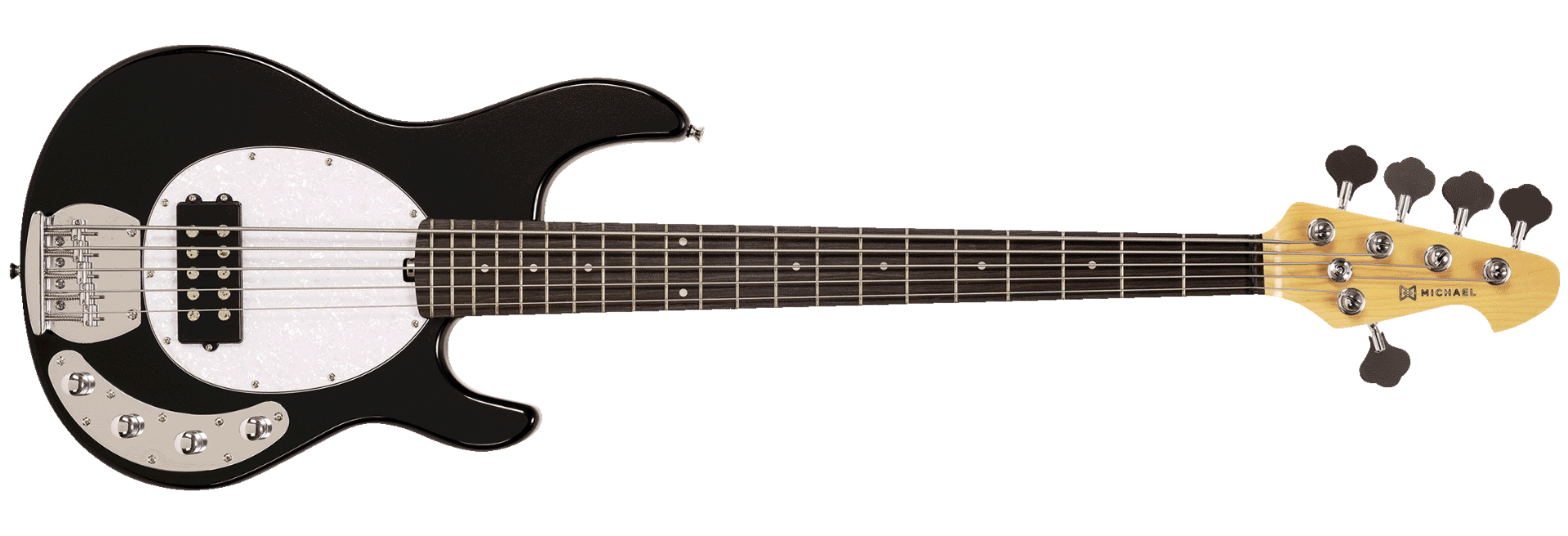 Contrabaixo Michael Music Man BMM700 5 Cordas MBK Metallic Black