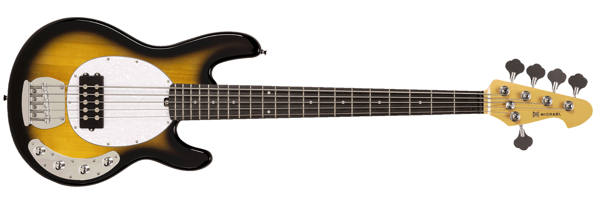 Contrabaixo Michael Music Man BMM700 5 Cordas VS Vintage Sunburst