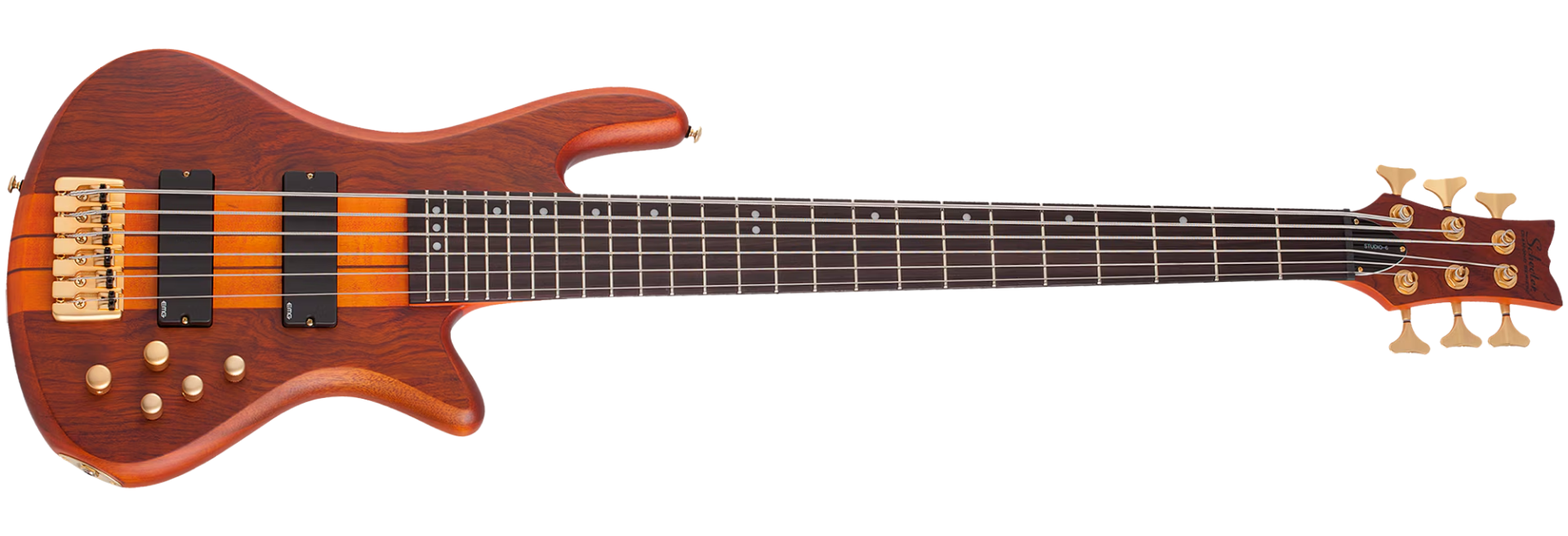 Contrabaixo Schecter Stiletto Studio-6 HSN Honey Satin 6 Cordas