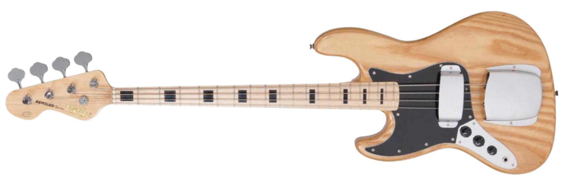 Contrabaixo Vintage LVJ74NAT Canhoto Maple Ash NT