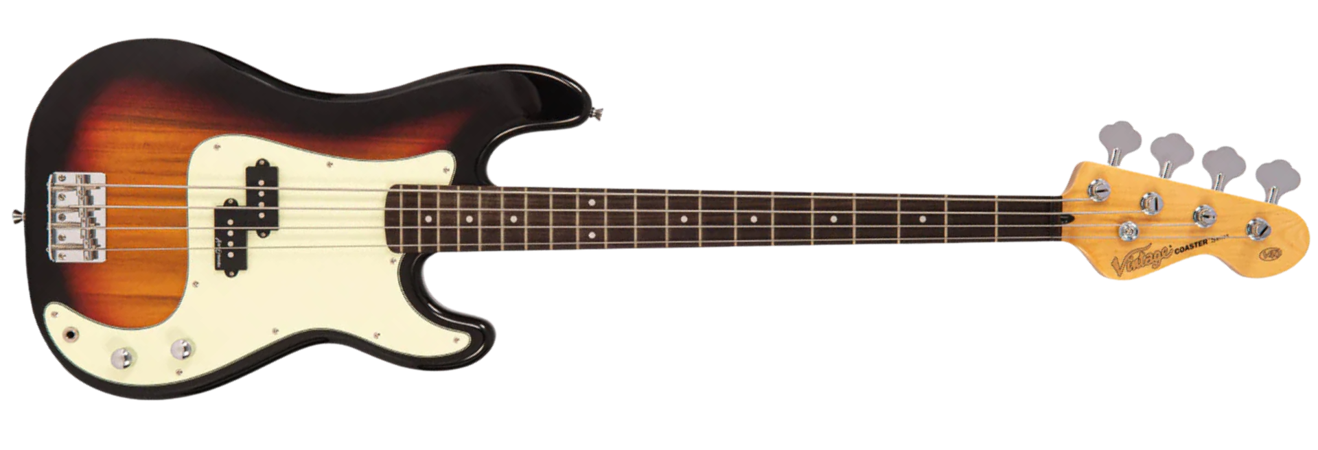 Contrabaixo Vintage V40 Coaster Series 3-Tone Sunburst
