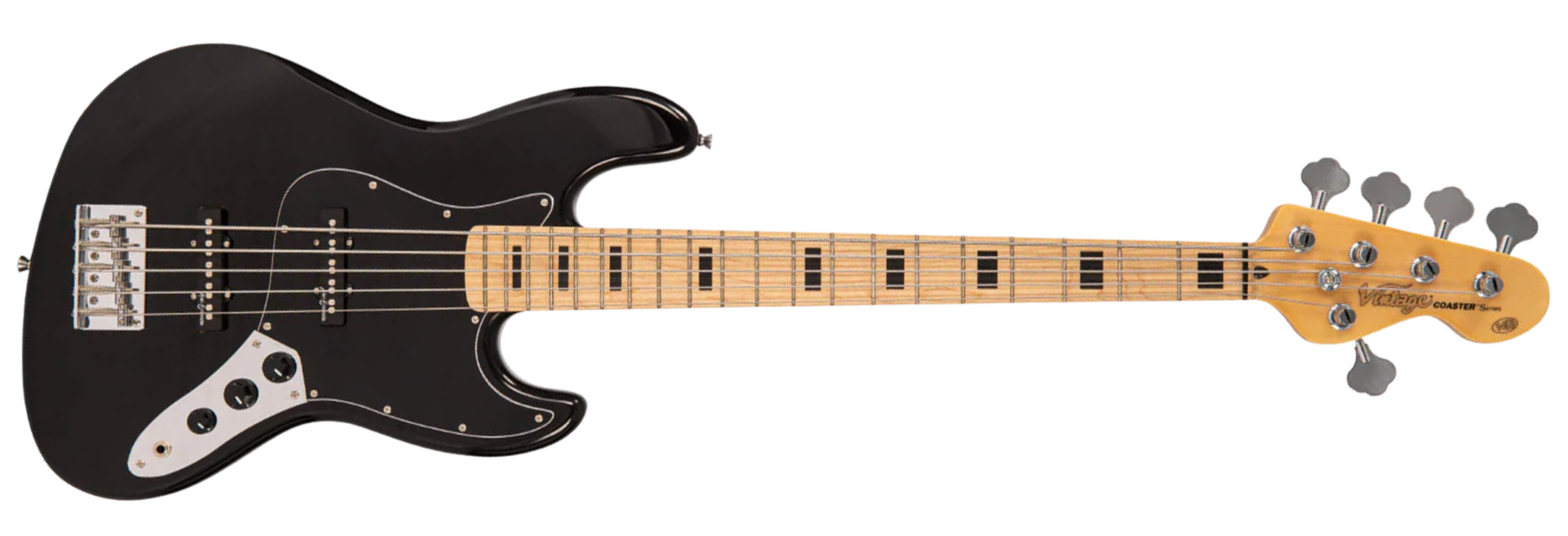 Contrabaixo Vintage V495 Coaster Series 5 Cordas Gloss Black