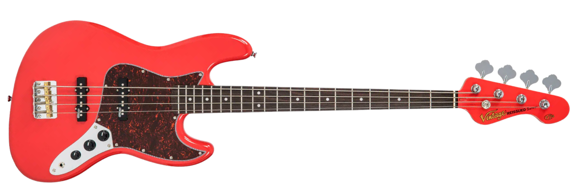 Contrabaixo Vintage VJ74 Reissued Firenze Red