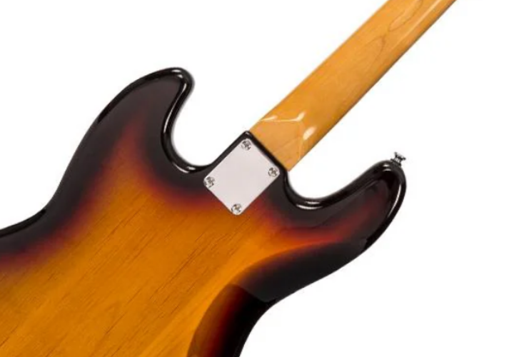 Corpo Poplar Sunset Sunburst com Design Jazz Bass