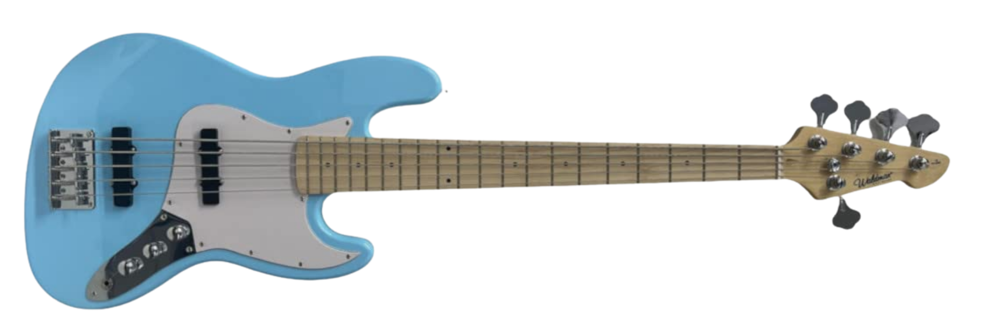 Contrabaixo Waldman 5 Cordas Azul