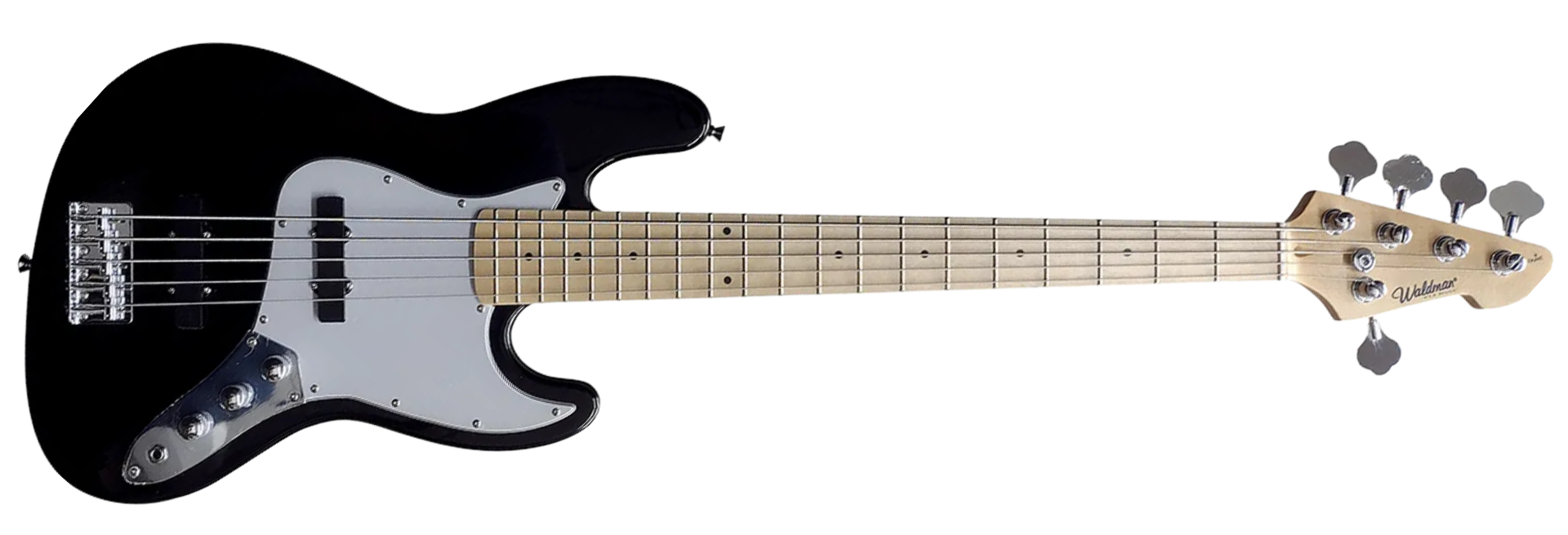 Contrabaixo Waldman GJJ105 BK Jazz 5 Cordas Preto