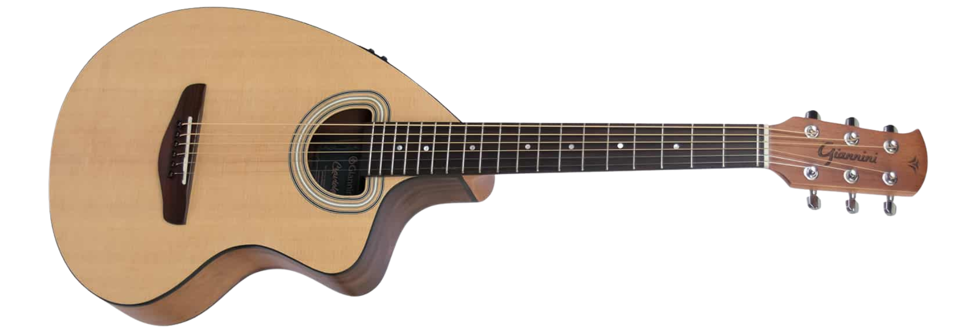 Craviola Aço Eletroacústica Giannini CRA36S CEQ Natural Satin