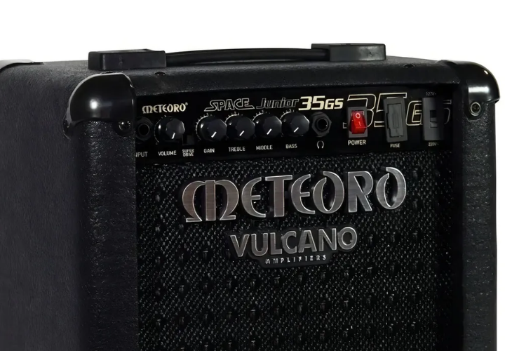 Controles 2 canais + reverb