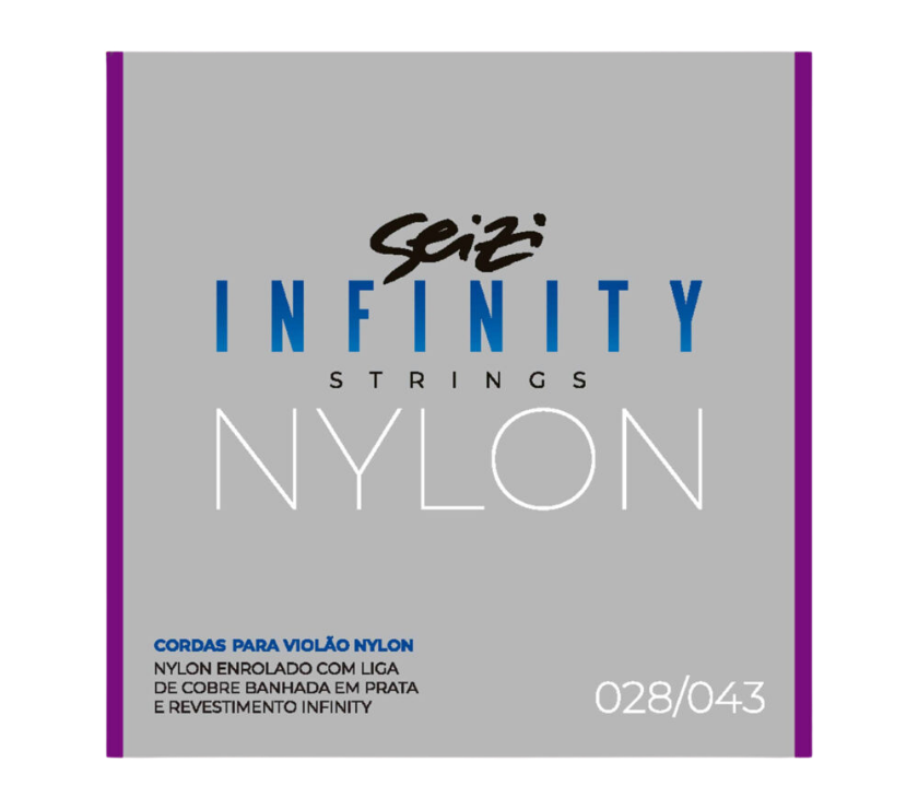 Encordoamento Violão Nylon Seizi Infinity 028 043
