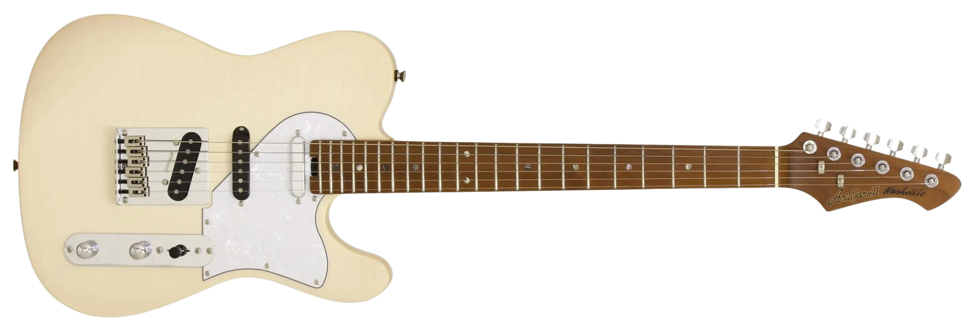Guitarra Aria Pro II 615-MK2 Nashville Marble White
